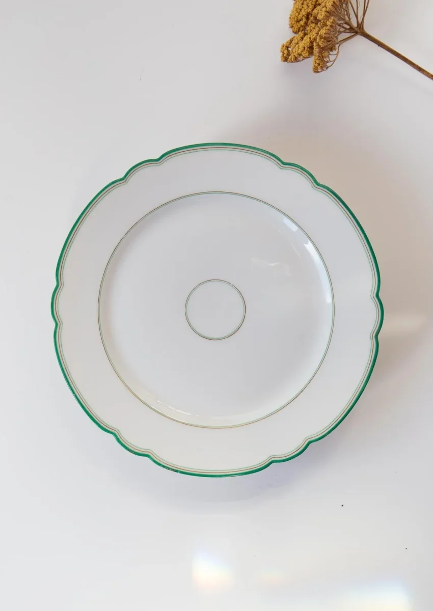 Antiguos pies de tarta porcelana Vieux Paris (x UNIDAD)