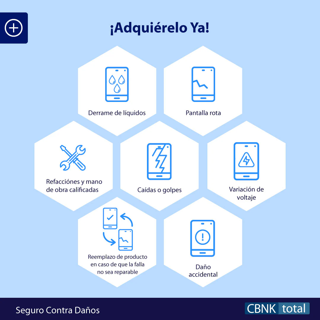 Seguro de daños CBNK Total - Laptops hasta $9,999 pesos - Imagen 4